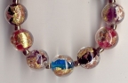 Round "Luna" 12mm Multicolored Bracelet
